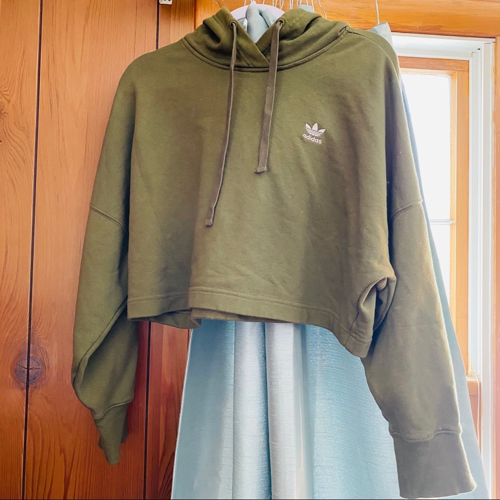 adidas cropped sweatshirt